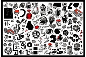 07.11 numbers tattoo idea