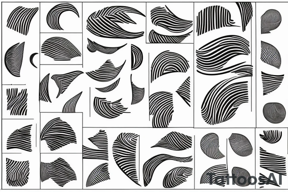Lines tattoo idea