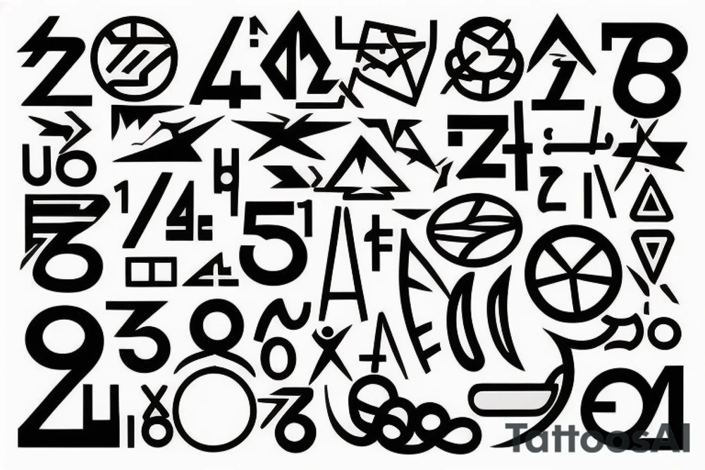 Numbers 07.11 tattoo idea