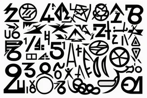 Numbers 07.11 tattoo idea