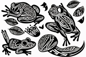 little frog tattoo idea