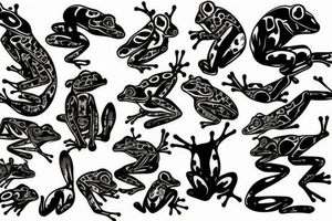 little frog tattoo idea