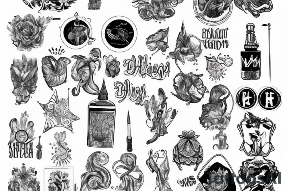 Знак зодиака Водолей tattoo idea