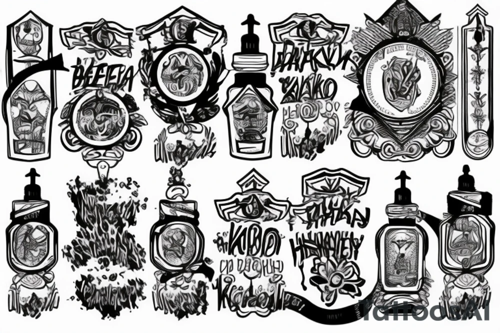 Знак зодиака Водолей tattoo idea