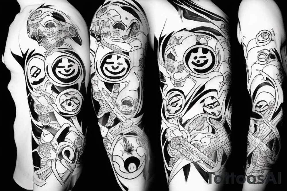 Shinigami from Naruto tattoo idea