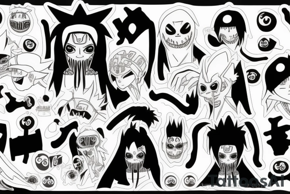 Shinigami from Naruto tattoo idea