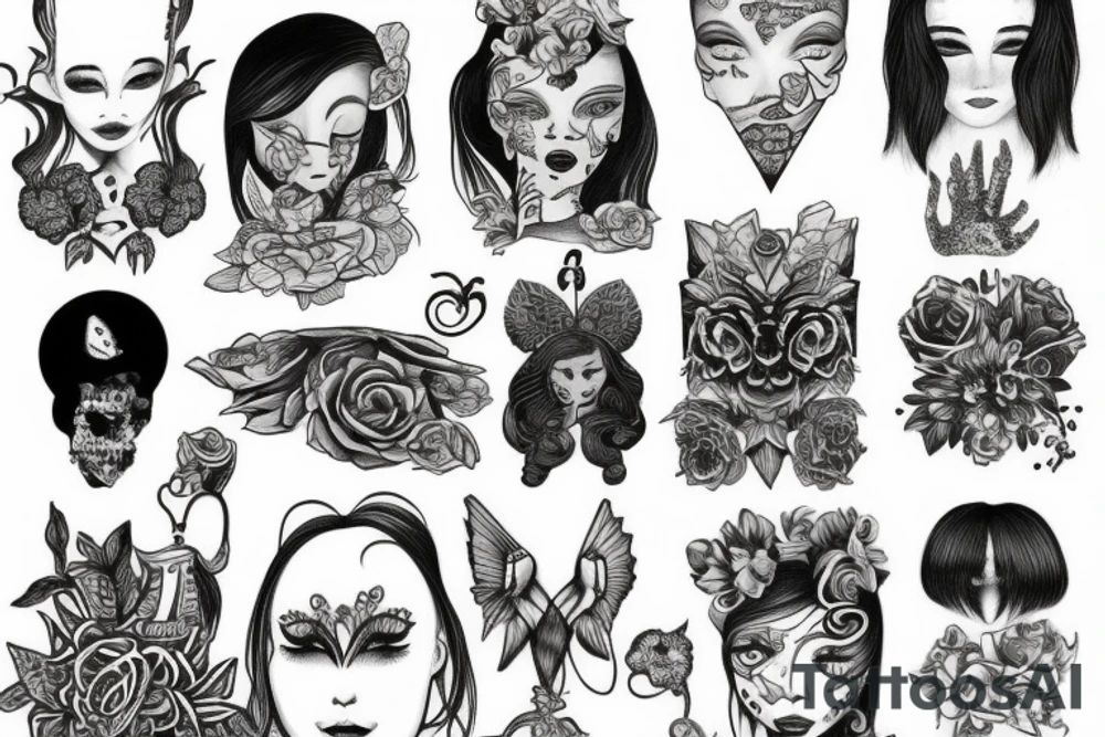 Jenna ortega tattoo idea