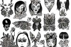 Jenna ortega tattoo idea