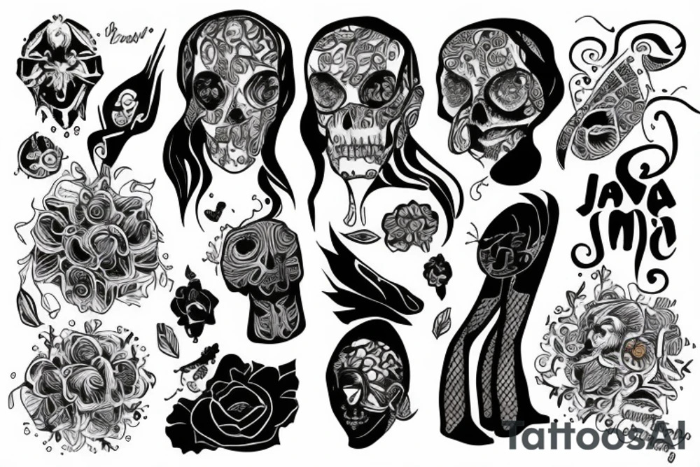 Jenna ortega tattoo idea