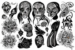 Jenna ortega tattoo idea