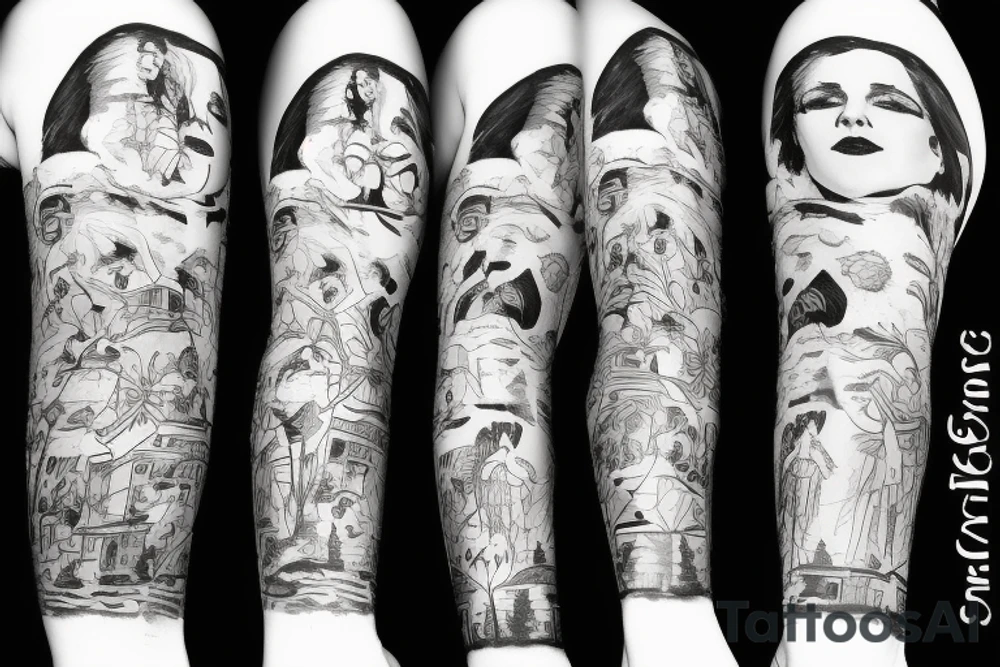 soviet panel house, melancholy, winter, postpunk, doomer tattoo idea