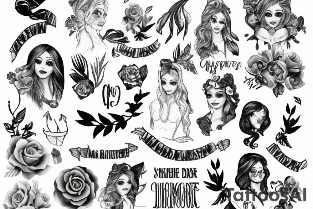 name Anna tattoo idea