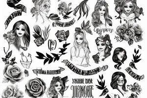 name Anna tattoo idea