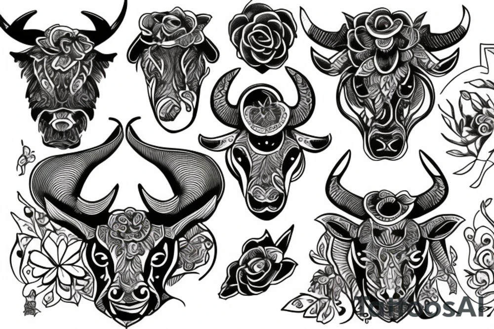 Taurus tattoo idea
