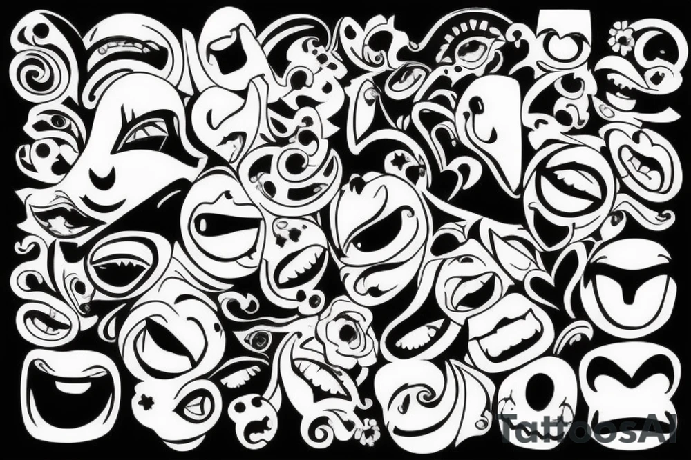 Smile, 9 tattoo idea
