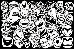Smile, 9 tattoo idea