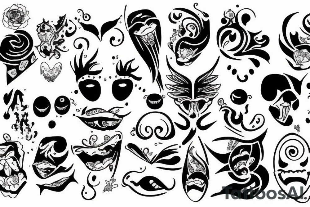 Smile, 9 tattoo idea