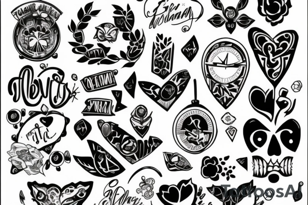 GG LOVE tattoo idea