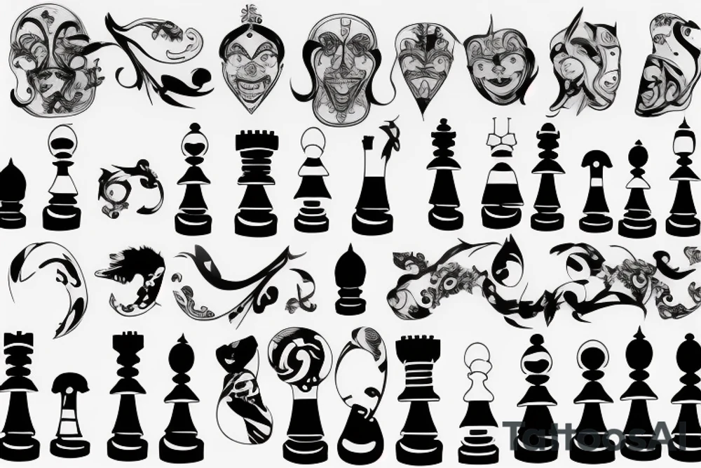 Smile, 9, chess tattoo idea