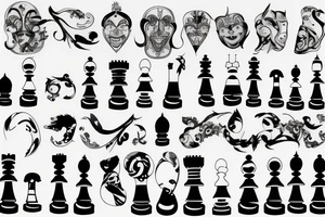 Smile, 9, chess tattoo idea