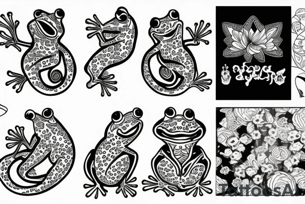 Frog tattoo idea