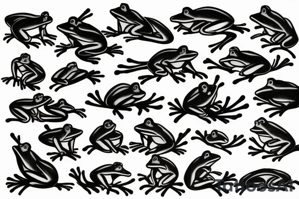 Frog tattoo idea