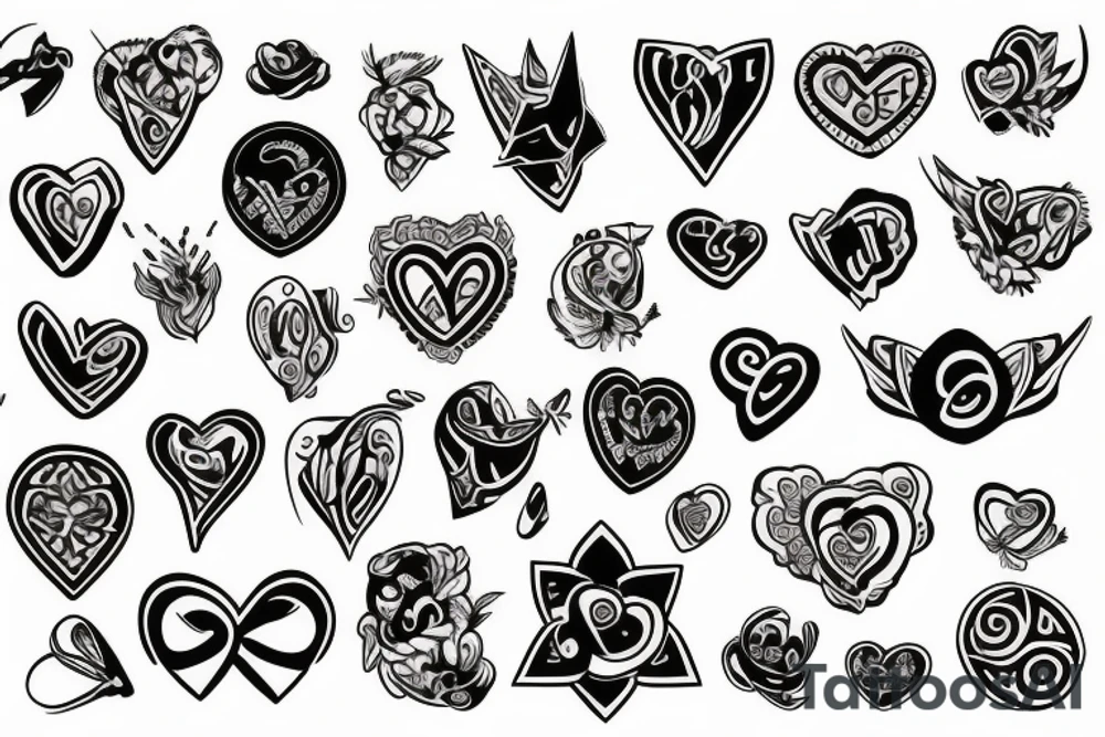 GG LOVE tattoo idea