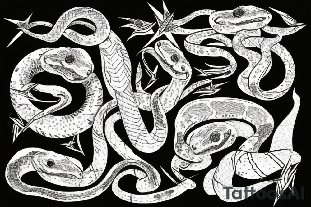 Snake tattoo idea