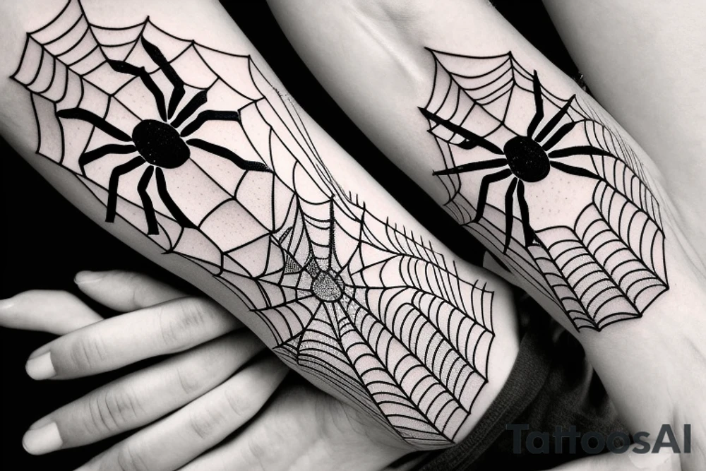 a spider tattoo idea