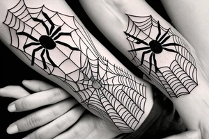 a spider tattoo idea