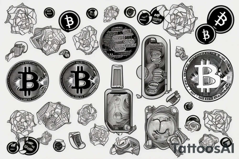 Bitcoin tattoo idea