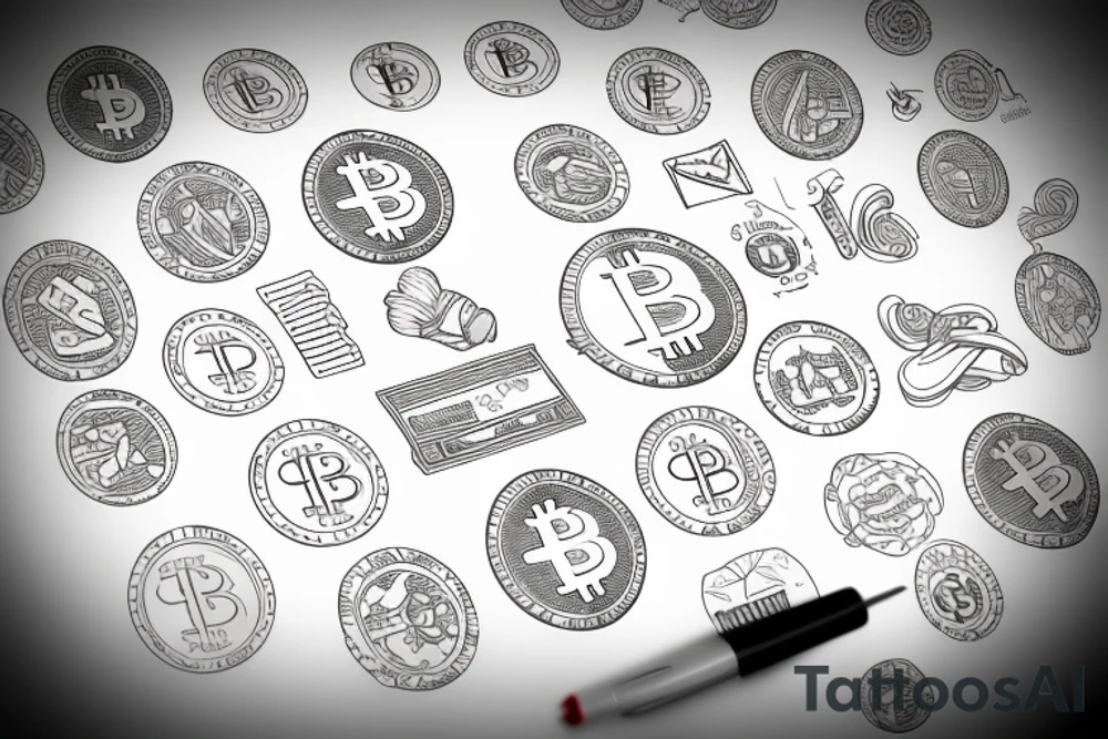 Bitcoin tattoo idea