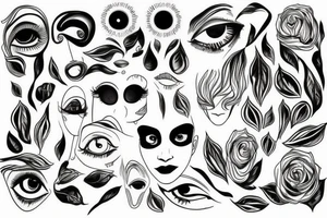 The lamp for the body is the eye. So if the eye
yours will be pure, then your whole body will be light tattoo idea