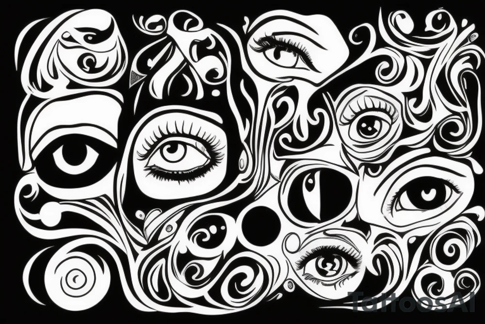 The lamp for the body is the eye. So if the eye
yours will be pure, then your whole body will be light tattoo idea