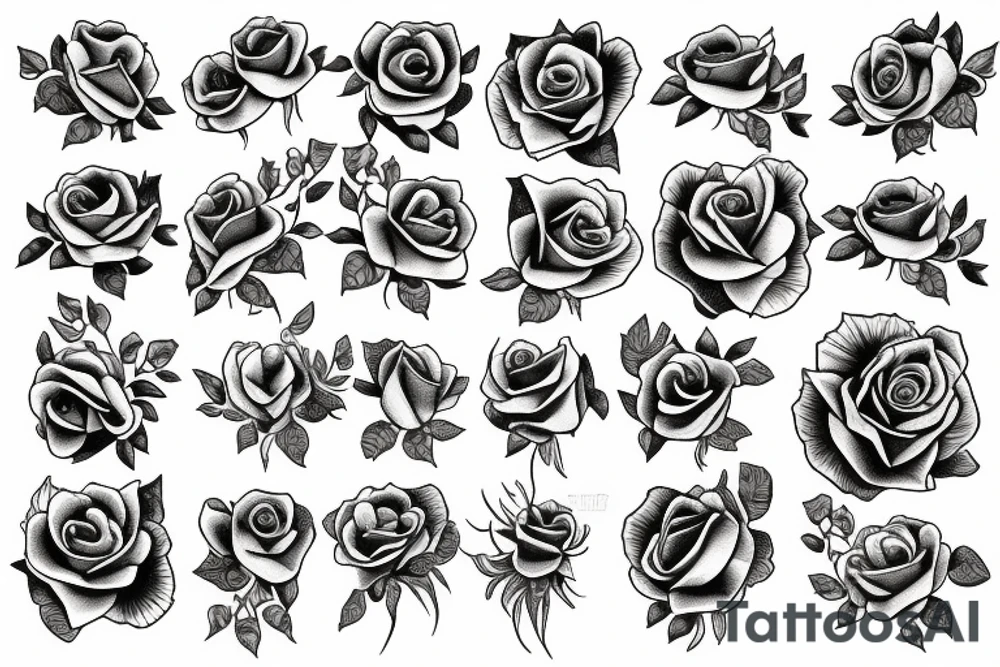 Roses tattoo idea