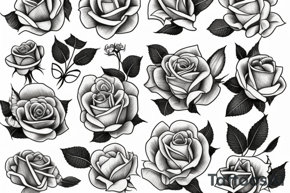 Roses tattoo idea