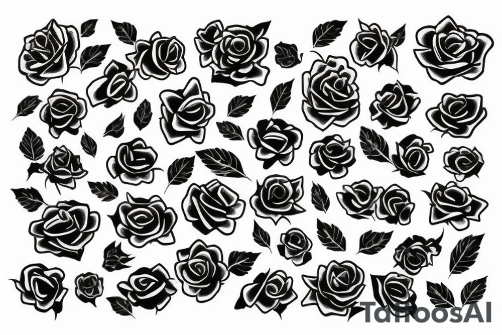 Roses tattoo idea