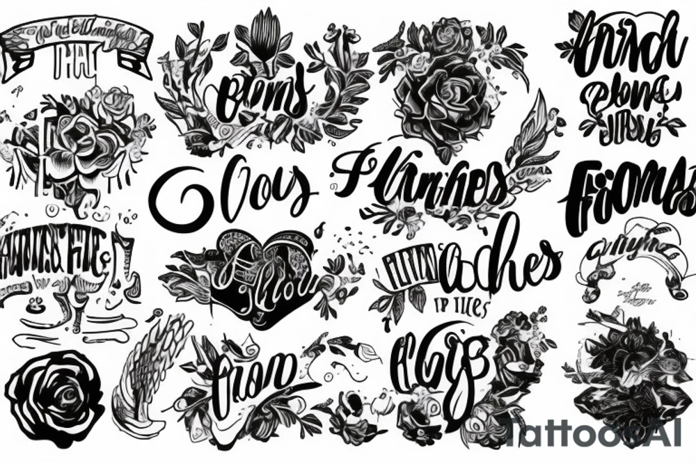 Friends&Family tattoo idea