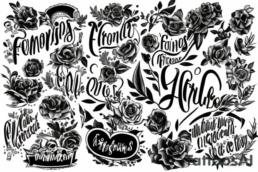 Friends&Family tattoo idea