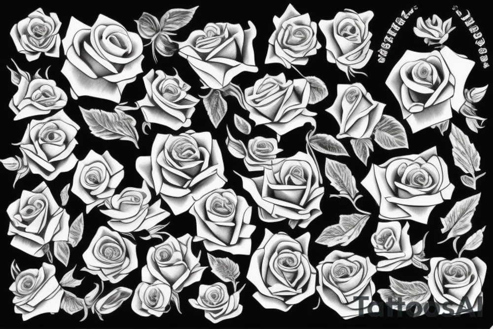 Roses tattoo idea