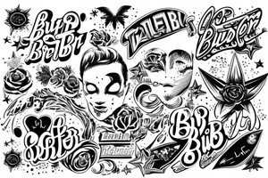bubert superstar tattoo idea