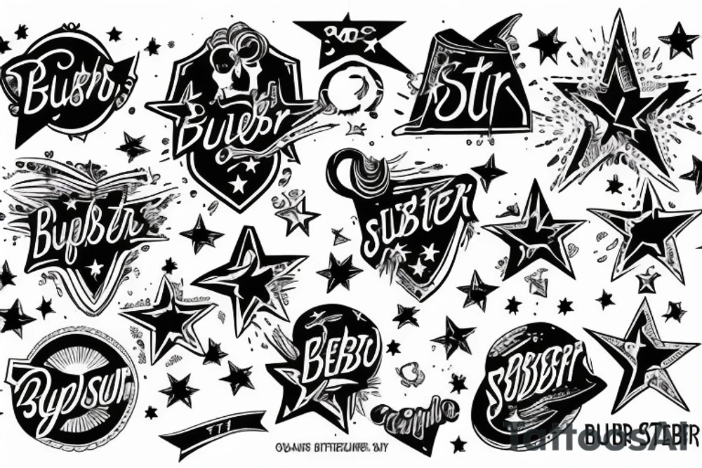 bubert superstar tattoo idea