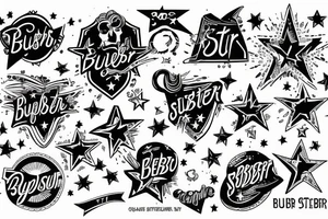 bubert superstar tattoo idea