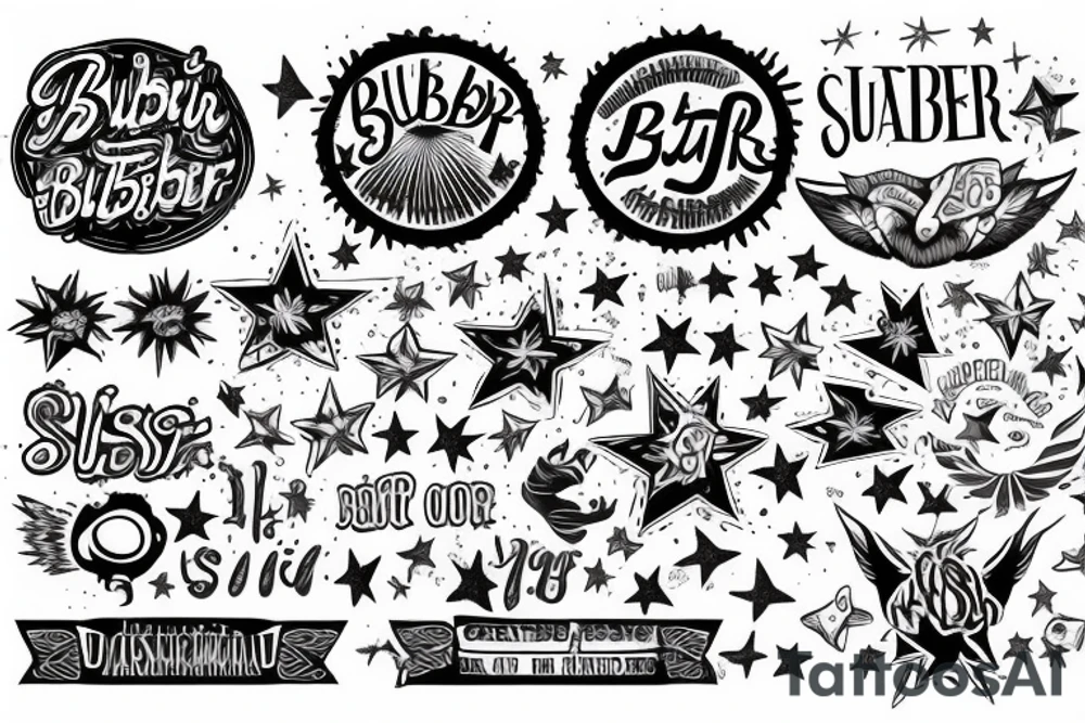 bubert superstar tattoo idea