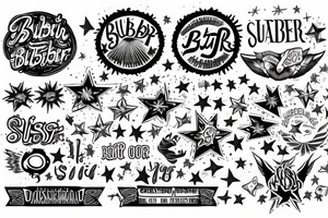 bubert superstar tattoo idea