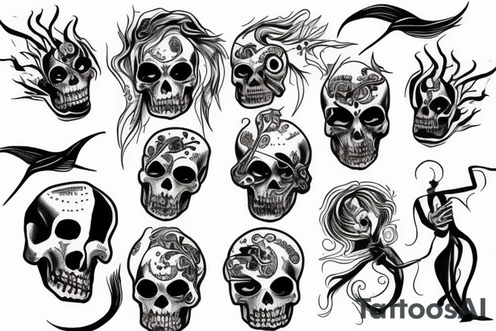 Dance of death tattoo idea