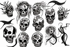 Dance of death tattoo idea