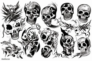 Dance of death tattoo idea