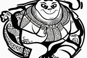 Ugway master
the image of Master Oogway from the Kung Fu Panda movie tattoo idea