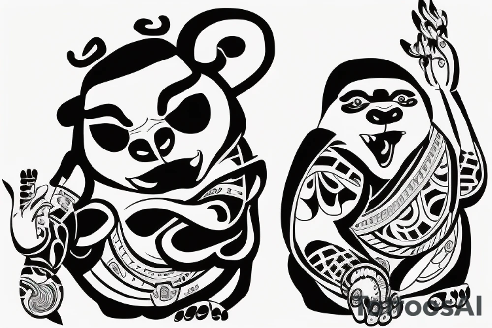 Ugway master
the image of Master Oogway from the Kung Fu Panda movie tattoo idea